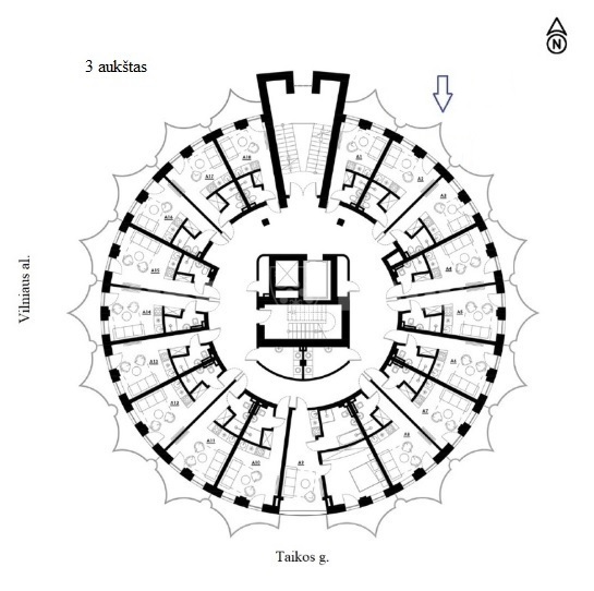 Parduodamas butas Taikos g., Druskininkų m., Druskininkų sav., 16.65 m2 ploto, 1 kambariai 21