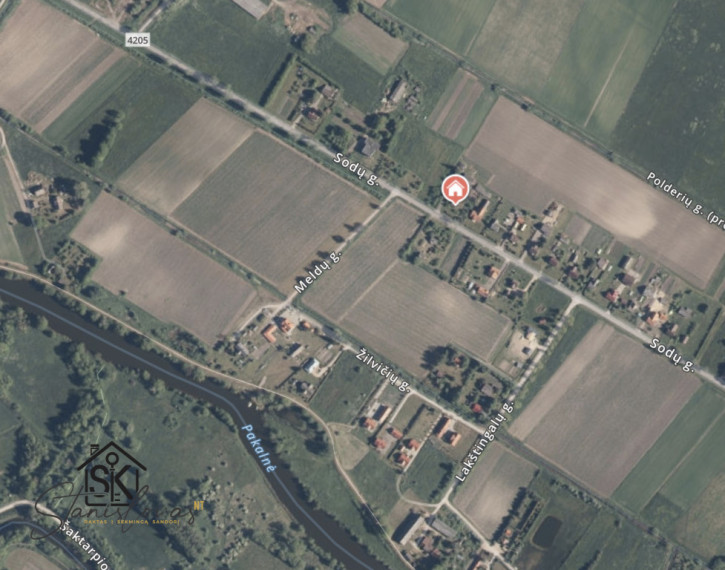 PARDUODAMAS NAMAS SU 29.50 ARŲ ŽEMĖS SKLYPU RUSNĖJE, SODŲ G. 28 47