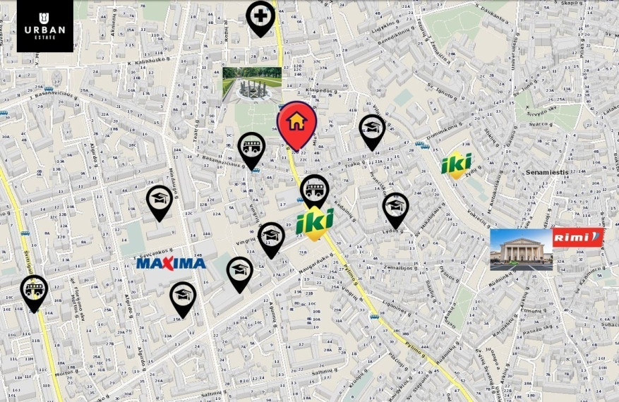 Parduodamas butas Pylimo g., Senamiestyje, Vilnius, 44.86 kv.m ploto 26