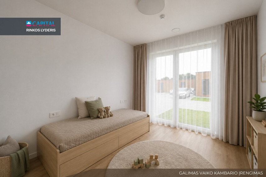 Parduodamas namas Tilto g., Didžiosios Riešės mstl., Vilniaus r. sav., 93 m2 ploto, 1 aukštai 22