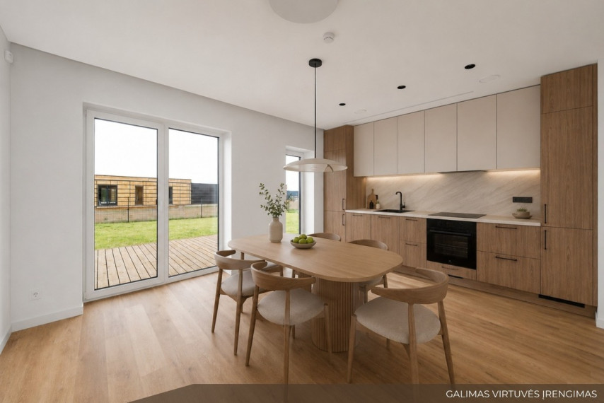 Parduodamas namas Tilto g., Didžiosios Riešės mstl., Vilniaus r. sav., 93 m2 ploto, 1 aukštai 7