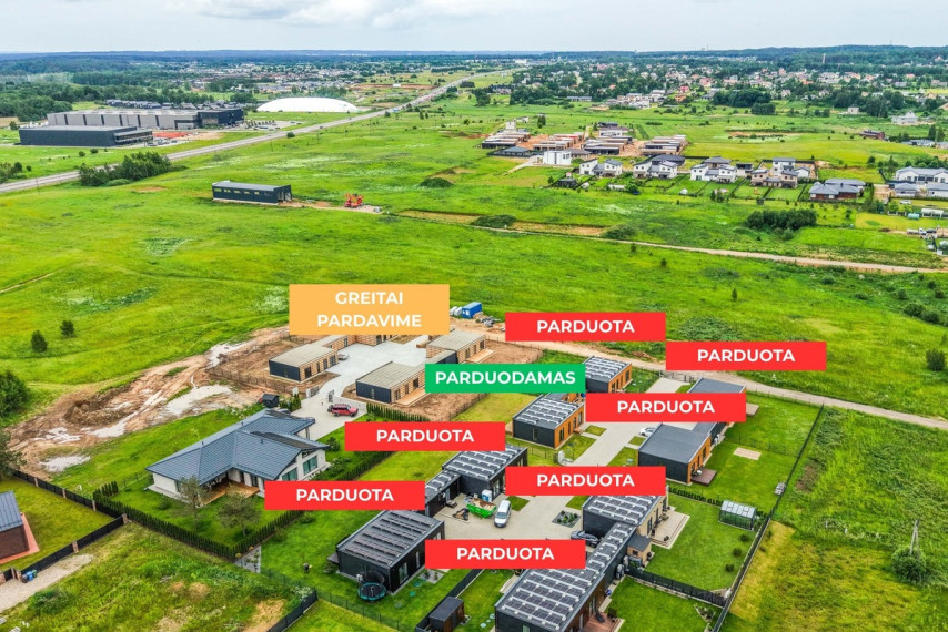 Parduodamas namas Tilto g., Didžiosios Riešės mstl., Vilniaus r. sav., 93 m2 ploto, 1 aukštai 42