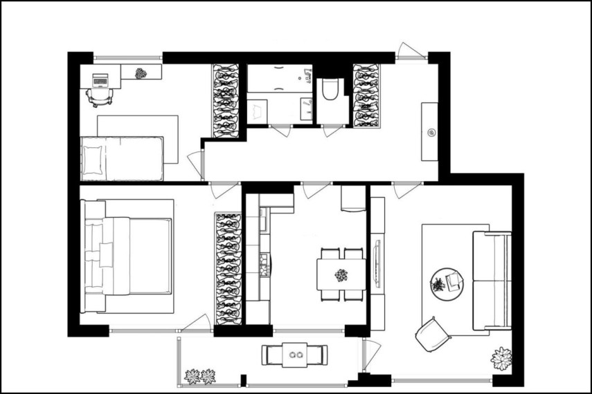Parduodamas butas Geležinkeliečių g., Valčiūnų k., Vilniaus r. sav., 61.96 m2 ploto, 3 kambariai 23