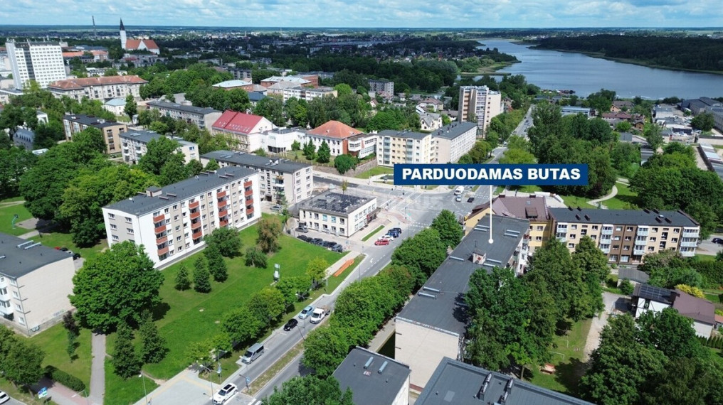 Parduodamas butas Ežero g., Centras, Šiaulių m., Šiaulių m. sav., 39.77 m2 ploto, 2 kambariai 1