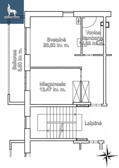 Parduodamas butas Tolminkiemio g., Pilaitė, Vilniaus m., Vilniaus m. sav., 45.45 m2 ploto, 2 kambariai 29