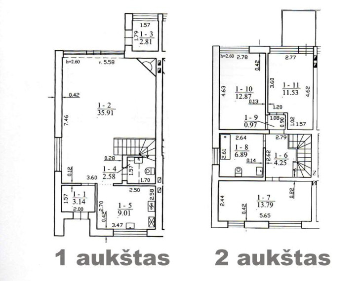Parduodamas namas Astrų g., Vijūkų k., Kauno r. sav., 103.75 m² ploto 4 kambariai 10