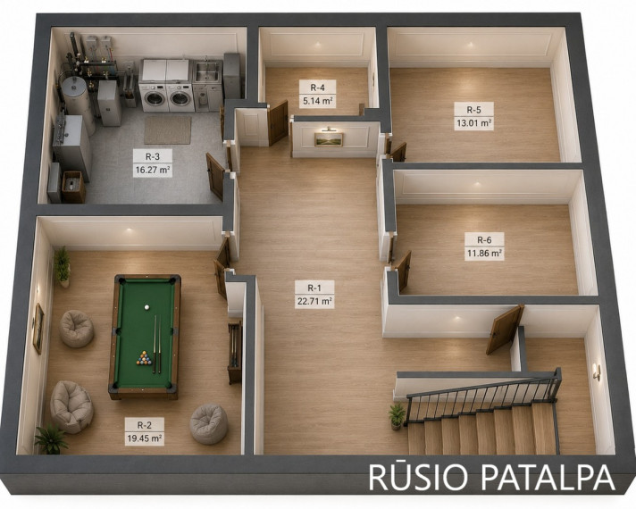 Parduodamas namas Švyturio g., Kauno m., Kauno m. sav., 355.99 m2 ploto, 3 aukštai 50