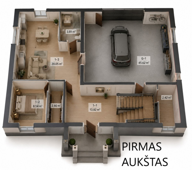 Parduodamas namas Švyturio g., Kauno m., Kauno m. sav., 355.99 m2 ploto, 3 aukštai 51