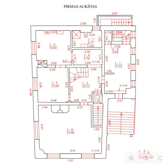 Parduodamas namas Pagrindinė g., Rastinėnų k., Vilniaus r. sav., 316.77 m2 ploto, 2 aukštai 38