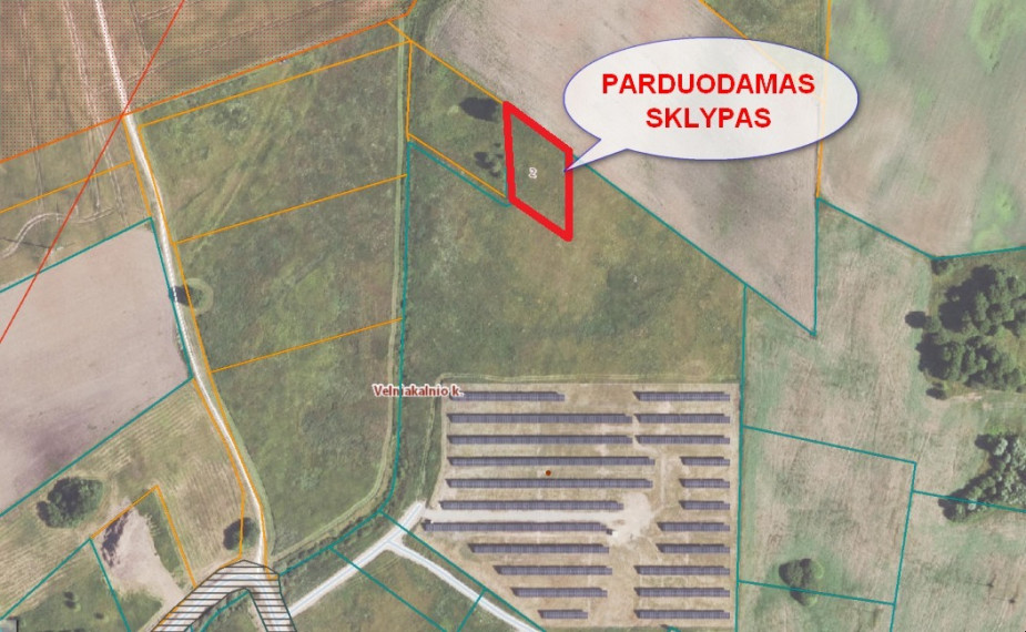 Parduodamas  sklypas Bulvėniškio 1-oji g., Bulvėniškio k., Rokiškio r. sav., 15.87 a ploto 6