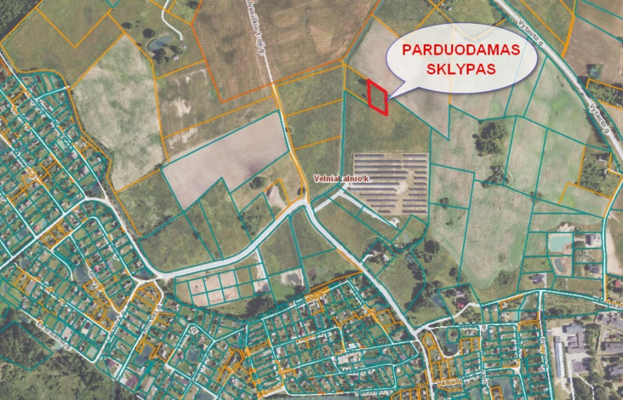 Parduodamas  sklypas Bulvėniškio 1-oji g., Bulvėniškio k., Rokiškio r. sav., 15.87 a ploto 7