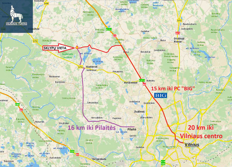 Parduodamas kitos paskirties sklypas Brinkiškių g., Brinkiškių k., Vilniaus r. sav., 15 a ploto 13