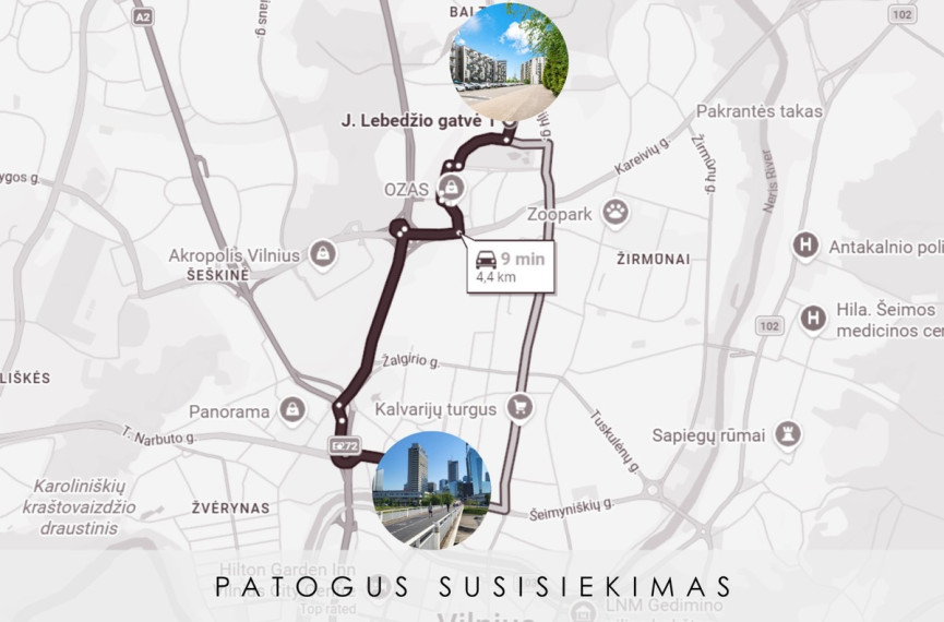 Parduodamas butas Jurgio Lebedžio g., Vilniaus m., Vilniaus m. sav., 58.65 m2 ploto, 3 kambariai 30