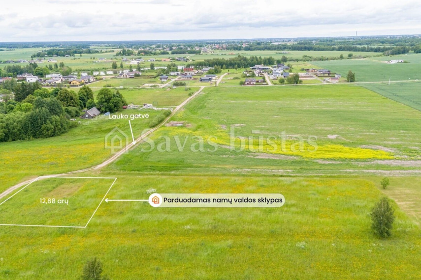 Parduodamas  sklypas Paitaičių k., Šiaulių r. sav., 12.68 a ploto 5