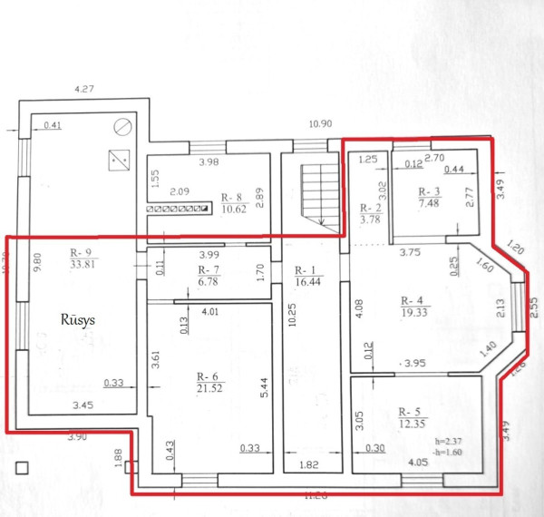 Parduodamas butas Dvareliškių g., Šlienavos k., Kauno r. sav., 236 m2 ploto, 8 kambariai 47