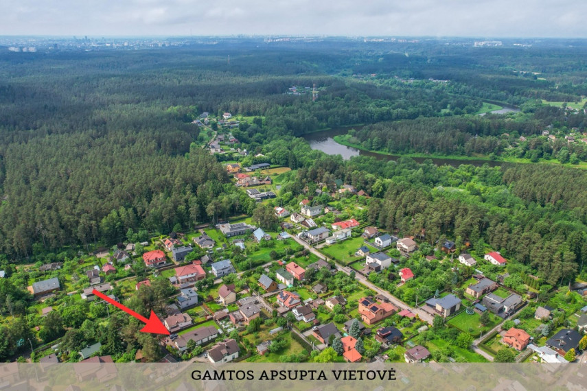 Parduodamas namas Gelvadiškių Sodų 2-oji g., Vilniaus m., Vilniaus m. sav., 139.62 m2 ploto, 1 aukštai 33