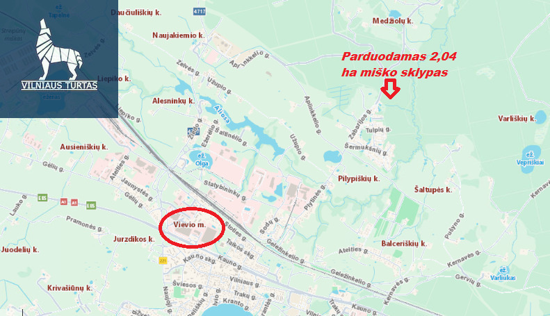Parduodamas  sklypas Medžiolų k., Elektrėnų sav., 2.04 a ploto 3