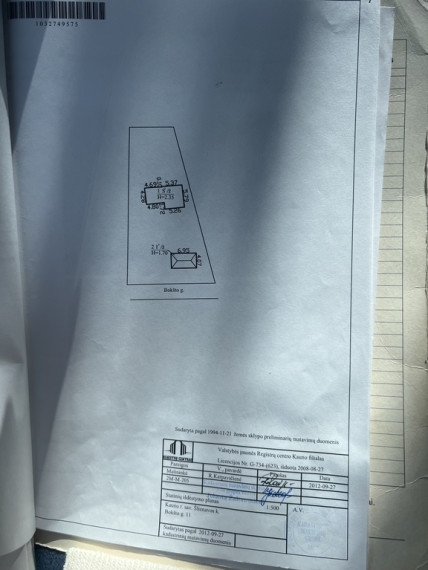 Parduodamas namas Bokšto g., Šlienava, 43.09 kv.m ploto 1