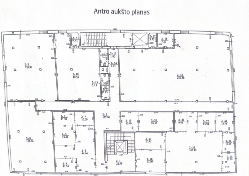 Parduodamos patalpos Tilžės g., Centras, Šiaulių m., Šiaulių m. sav., 3145.93 m² ploto 32