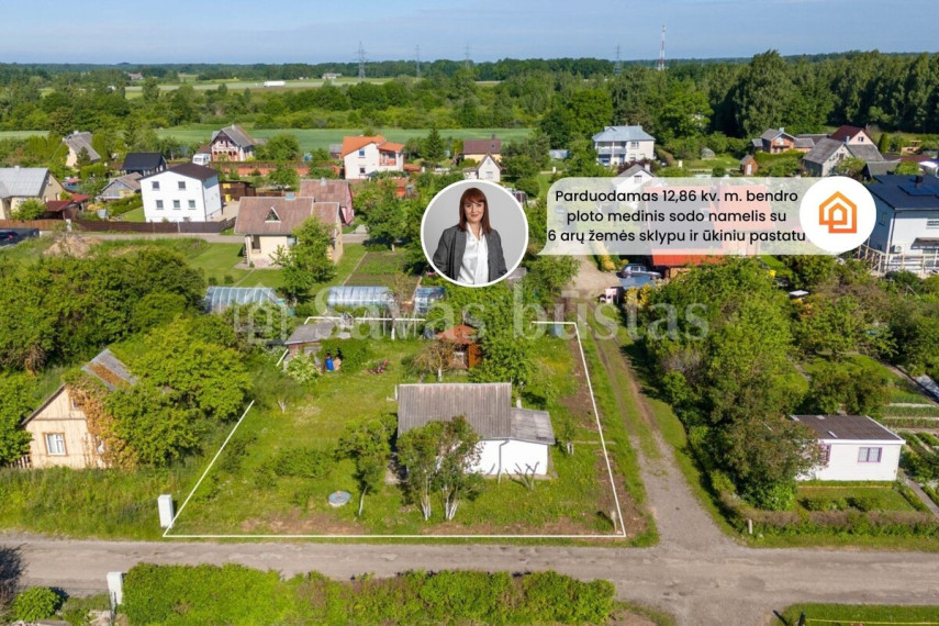 Parduodamas namas Toliočių k., Šiaulių r. sav., 12.86 m2 ploto, 1 aukštai 1