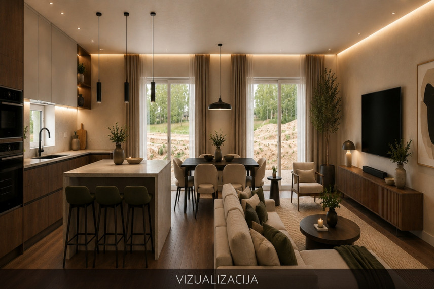 Parduodamas namas Bitininkų g., Didžiasalio k., Vilniaus r. sav., 102.03 m2 ploto, 1 aukštai 2