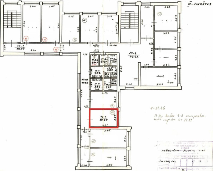 Parduodamas butas Šiaulių g., Meškuičių mstl., Šiaulių r. sav., 10.60 m² ploto 1 kambarys 10