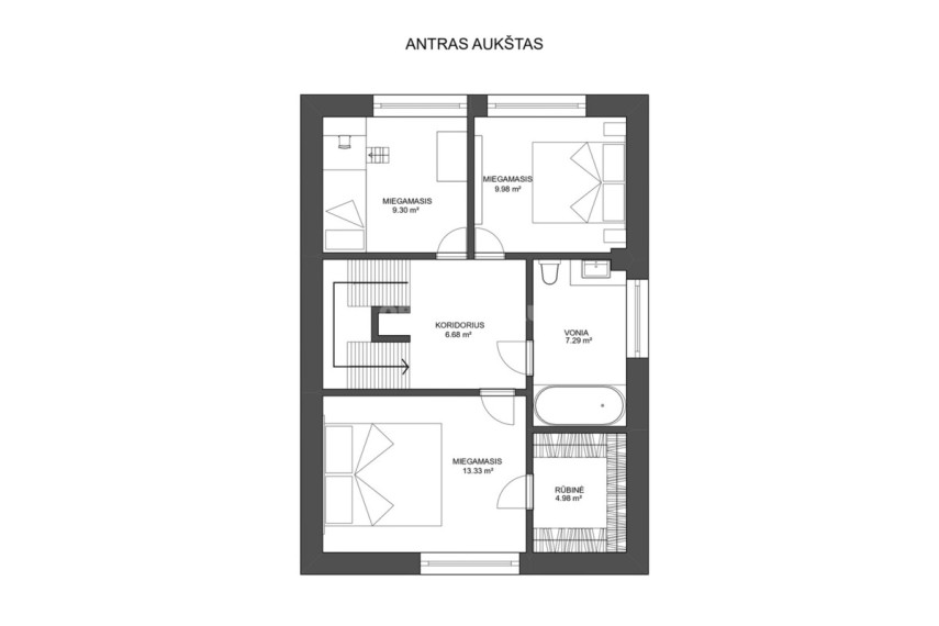 Parduodamas namas Ragainės g., Paupiai, Klaipėdos m., Klaipėdos m. sav., 106.72 m2 ploto, 2 aukštai 31