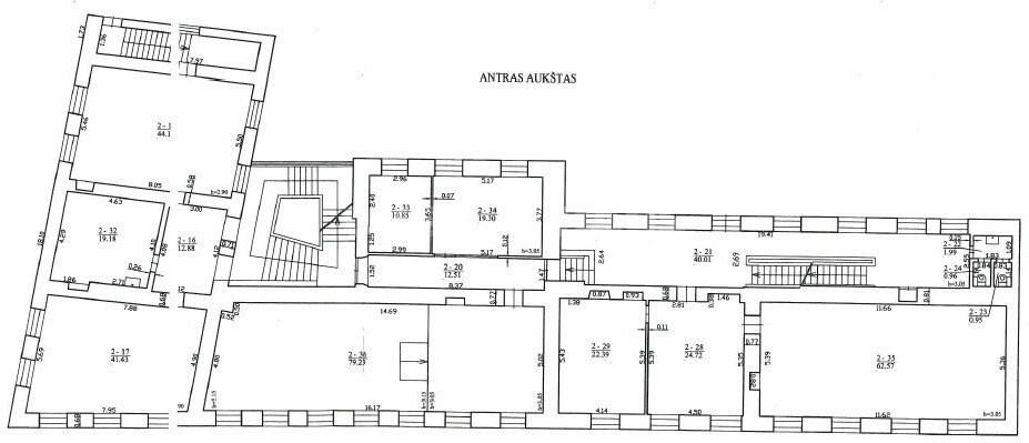 Nuomojamos administracinės patalpos Labdarių g., Senamiestis, Vilniaus m., Vilniaus m. sav., 999.32 m2 ploto 27