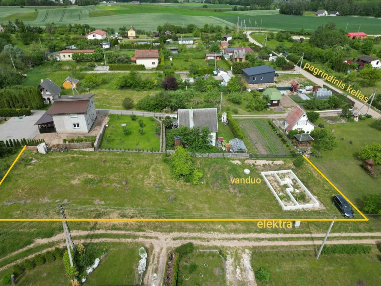 Parduodamas sklypas Dovinės 5-oji g., Liudvinavo k., Marijampolės sav., 12 a ploto 1