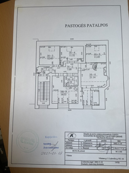 Parduodamas 5 kambarių butas 94.59 kv.m ploto Vilniaus gt. Vilniuje, ramioje gatvės dalyje 19