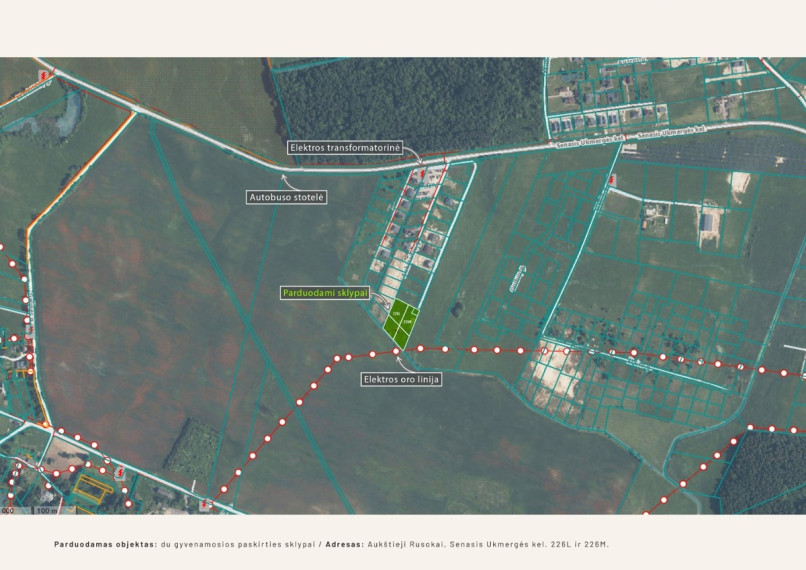Parduodamas  sklypas Senasis Ukmergės kel., Aukštųjų Rusokų k., Vilniaus r. sav., 26.17 a ploto 10