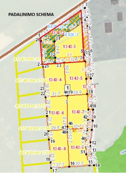 Parduodamas  sklypas Klonių g., Žemųjų Rusokų k., Vilniaus r. sav., 34 a ploto 12