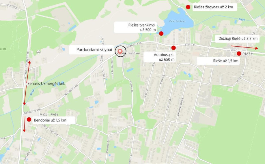 Parduodamas  sklypas Klonių g., Žemųjų Rusokų k., Vilniaus r. sav., 34 a ploto 13