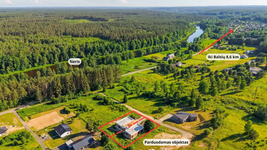 Parduodamas namas Skirgiškių g., Kermušiškių k., Vilniaus r. sav., 120 m2 ploto, 1 aukštai 3