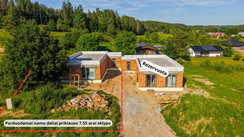 Parduodamas namas Skirgiškių g., Kermušiškių k., Vilniaus r. sav., 120 m2 ploto, 1 aukštai 5