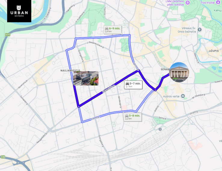 Parduodamas butas Vytenio g., Naujamiestyje, Vilnius, 23.51 kv.m ploto, 1 kambariai 18