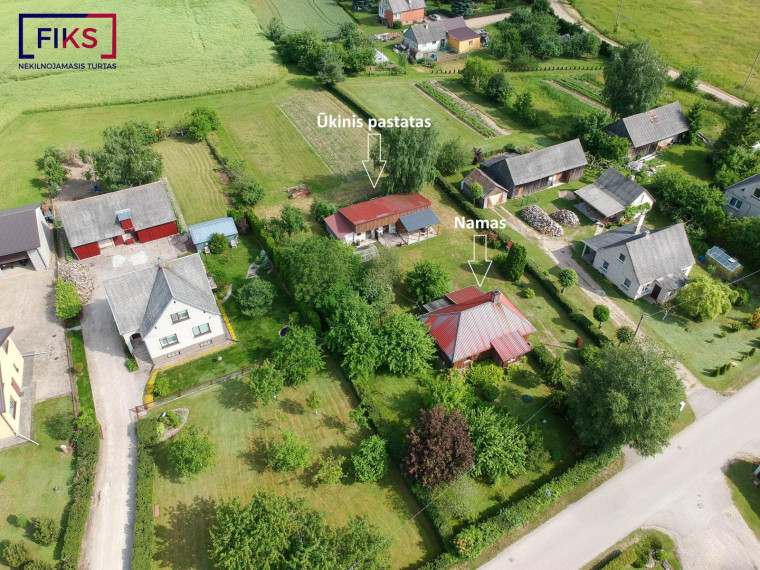 Parduodamas namas Pieštvėnų g., Seredžiaus mstl., Jurbarko r. sav., 70.83 m² ploto 3 kambariai 3