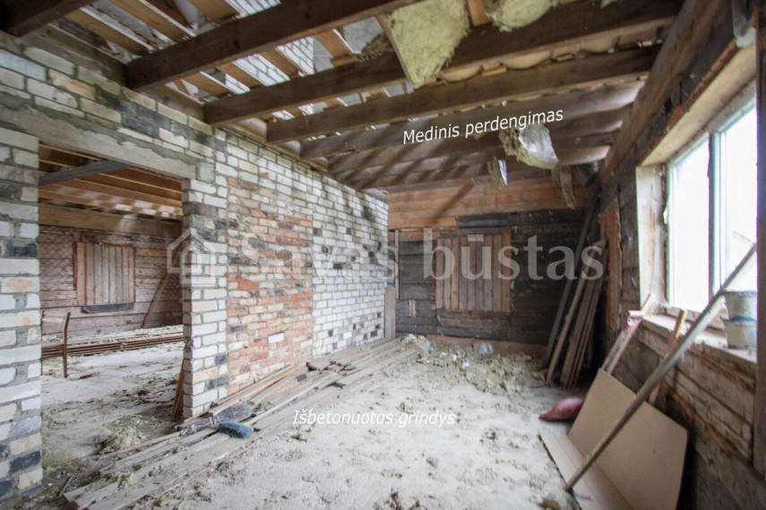 Parduodamas namas Pelkelės k., Akmenės r. sav., 1 m2 ploto, 1 aukštai 3