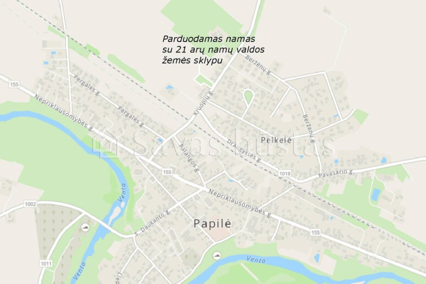Parduodamas namas Pelkelės k., Akmenės r. sav., 1 m2 ploto, 1 aukštai 14