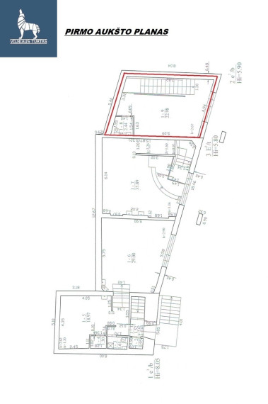 Nuomojamos kitos paskirties, sandėliavimo patalpos Žemynos g., Pašilaičiai, Vilniaus m., Vilniaus m. sav., 118.2 m2 ploto 2