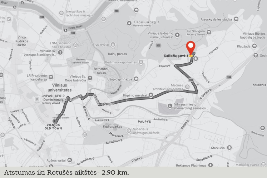 Nuomojamas butas Dailidžių g., Vilniaus m., Vilniaus m. sav., 69 m2 ploto, 3 kambariai 27