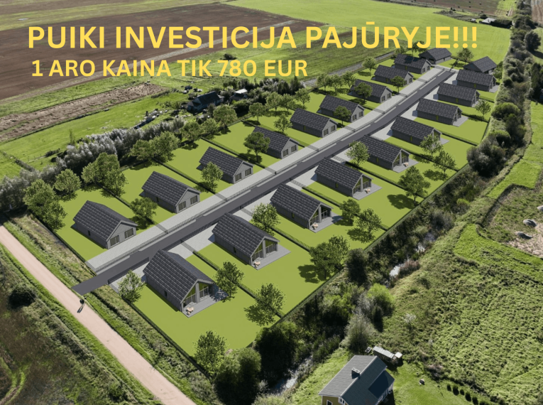Parduodamas sklypas Sakytojų g., Letūkų k., Klaipėdos r. sav., 13.00 a ploto 1