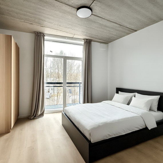 Nuomojamas butas Dūmų g., Naujoji Vilnia, Vilniaus m., Vilniaus m. sav., 23.3 m² ploto 2 kambariai 1