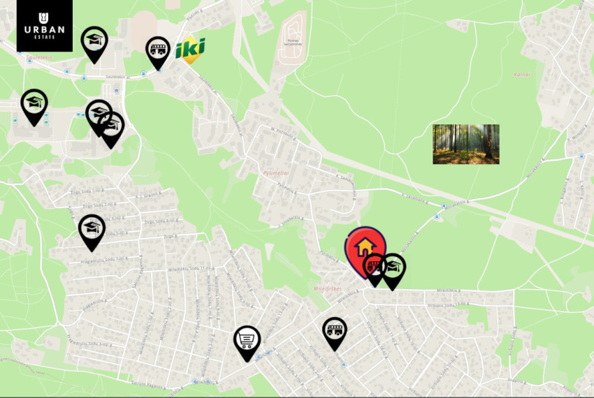 Parduodamas sklypas Pylimėlių g., Antakalnyje, Vilnius, 20 a ploto 13