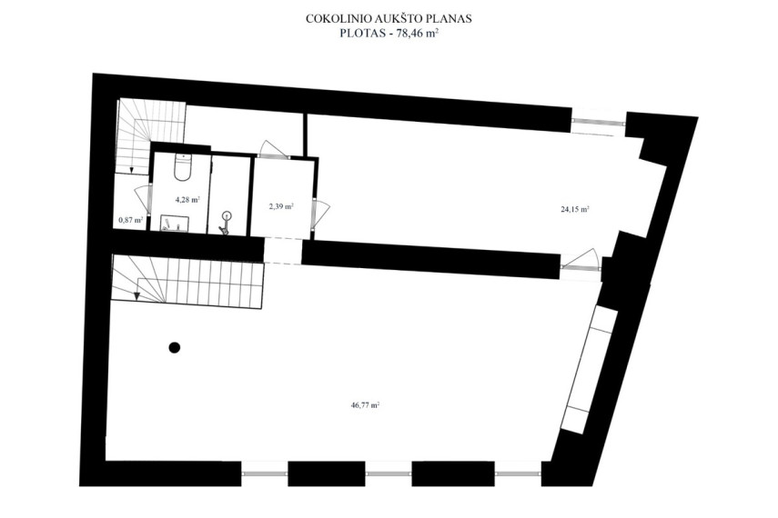 Nuomojamos administracinės patalpos L. Stuokos-Gucevičiaus g., Vilniaus m., Vilniaus m. sav., 345.32 m2 ploto 28