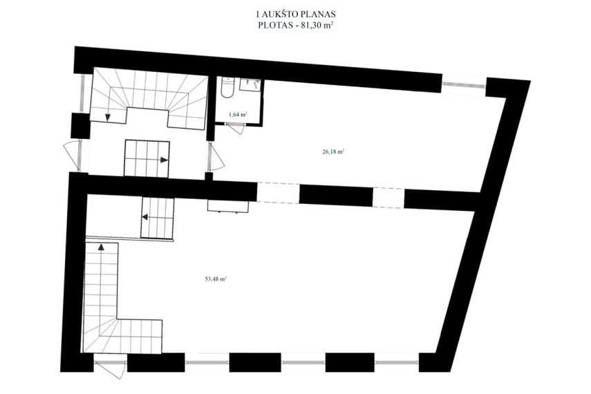 Nuomojamos administracinės patalpos L. Stuokos-Gucevičiaus g., Vilniaus m., Vilniaus m. sav., 345.32 m2 ploto 29