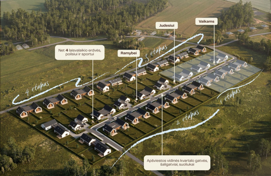Parduodamas namas Pievų g., Turgaičių k., Trakų r. sav., 134 m2 ploto, 1 aukštai 5