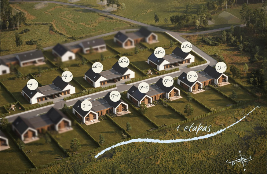 Parduodamas namas Pievų g., Turgaičių k., Trakų r. sav., 134 m2 ploto, 1 aukštai 6
