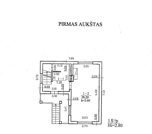 Parduodamas namas Akacijų g., Byliškių k., Prienų r. sav., 77.13 m2 ploto, 2 aukštai 25