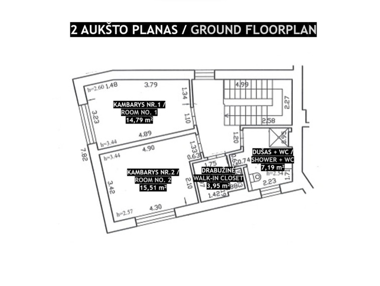Nuomojamas namas Saulės g., Antakalnis, Vilniaus m., Vilniaus m. sav., 112 m2 ploto, 2 aukštai 39